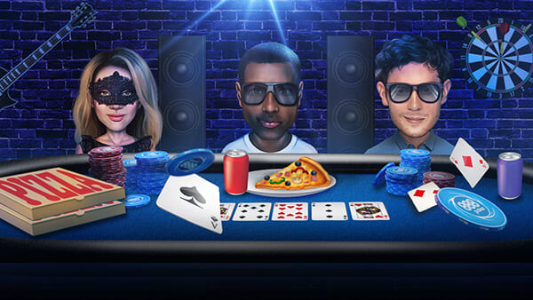play poker with friends