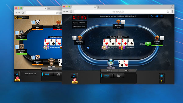 Play 888poker in your browser