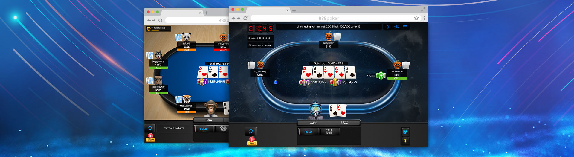 Play No Download Poker Games in your Web Browser